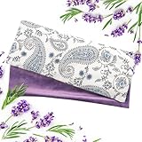 Hihealer Augenmaske mit zusätzlichen Bezug – Lavendel-Aromatherapie Gewichts-Augenmaske für...