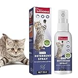 Cyhamse 3 Pcs Stopp-Kratzspray für Katzen - 50 ml Anti-Kratz-Katzen-Hund-Bitter-Spray | Halten Sie...