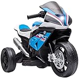 HOMCOM Kinder Elektro-Motorrad Kindermotorrad 6V Elektrofahrzeug Elektro-Dreirad Kinderfahrzeug mit...