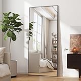 BEAUTYPEAK bruchsicher Ganzkörperspiegel 60x165 cm, Standspiegel hängend oder lehnend an die Wand,...