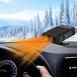 Auto Heizung 12V 150W, Tragbare Autoheizung Heizlüfter 2 in 1 Heizung & Ventilator,...