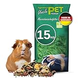 Eggersmann Uncle Pet 15 kg Meerschweinchen Futter - Premium Meerschweinchenfutter - Müsli für...