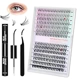 Wimpern Extensions Set, 30D 40D Lash Extension Set 9-16mm Mix Länge, 0.07mm Künstliche Wimpern mit...