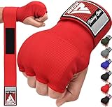 RDX Gel Innenhandschuhe Boxen MMA Muay Thai Training, Elastisch Boxbandagen 75cm Lang...