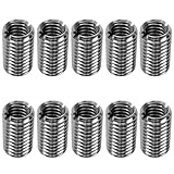 Gewindeeinsatz M8 auf M6 x 15 mm, 10 Stück Edelstahl Gewindereparatur Gewindeeinsatz...