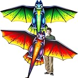 Drachen, Drachen für Kinder und Erwachsene, leicht zu fliegen für Anfänger, Drachendrachen für...