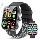 Coucur Smartwatch Herren Damen, 1.96' HD Smart Watch Fitness Tracker mit Telefonfunktion, 110+...