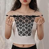 YGUU String Set Sexy Lace Privacy Invisible Bra Lady Lace Peep Invisible Bra Clip On Mock Camisole...