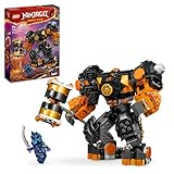 LEGO NINJAGO Coles Erdmech, Actionfiguren-Spielzeug mit veränderbarem Mech, Ninja-Set mit 2 Figuren...