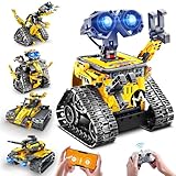 INSOON Technik Roboter Kinder Bauspielzeug 5-in-1 App & Fernsteuerung Wall Roboter/Technik...