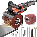 Edelstahl Satiniermaschine Holz - 1400W Leistungsstarke Elektrische Schleifmaschine...