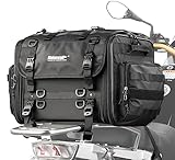 Rhinowalk Motorrad Sitztaschen 40-60L Wasserdicht Motor Rücksitztasche Gepäcktasche Hecktasche...