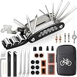 URBZUE Fahrrad Reparatur Set, Reparatursatz, 16-in-1 Werkzeuge für Fahrrad-Multitool Kit...