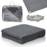 Ansobea Vorzeltteppich hochwertiger Camping Teppich 250x250cm,Zeltteppich Zeltunterlage...