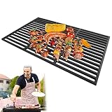 CEEDIR Gusseisen Grillrost 54 x 34cm - Emailliert Gussrost Massiv Gusseisen Grillgitter Grill...