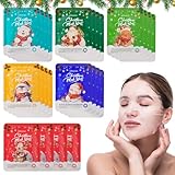 Gesichtsmaske Weihnachten Feuchtigkeitsspendende Gesichtsmasken Set Tuchmasken Gesicht Maske...
