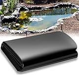 Strapazierfähige HDPE-Teichfolie, 2 x 4 m, wasserdichte Membran für Außenteiche, Fische, Enten,...