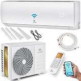 KESSER® Klimaanlage Set Split - mit WiFi/App Funktion Klimagerät - Kühlen A++/ Heizen A+ - 9000...