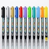 RiyaNed porzellanstifte spülmaschinenfest，Wasserfester porzellanstift 1.0-3.0mm，12 Farben...