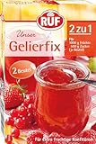 RUF Gelierfix 2 zu 1, veganes Geliermittel zum Einkochen und Gelieren von Marmelade, Konfitüre &...