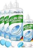 PREMIUM Kontaktlinsen Fluessigkeit für weiche Linsen, bester Tragekomfort dank Panthenol, Made in...