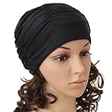 HugeStore Frauen Schwimmkappe Badekappe Badehaube Stoffbade Schwimmhaube Bademütze Swimming Cap Hut...