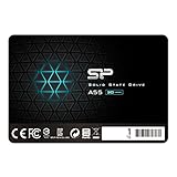 Silicon Power SSD 1TB 3D NAND A55 SLC Cache Performance Boost 2,5 Zoll SATA III 7mm (0,28') Interne...