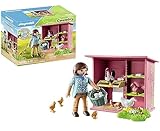 PLAYMOBIL Country 71308 Hühner mit Küken, e Hühnerfamilie für deinen Bauernhof - Hühnerstall...