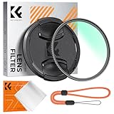 K&F CONCEPT UV Filter 49mm mit Objektivdeckel,Reinigungstuch,Schutzfilter mit 18 Schichten...