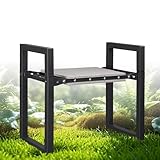 Harrms Garten Kniebank, Sitzhocker Klappbar, 31cm extra breite Sitzfläche, Gartenhocker mit...