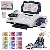 Spielzeugkasse - Interaktiver Scanner Mit Mathe Lernfunktion,Spielzeug Kasse Mit Rechner,Für Kinder...
