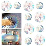 10 Prisma Sonnenfänger Fenster,Suncatcher Sticker,Fensteraufkleber,Fenster Aufkleber...
