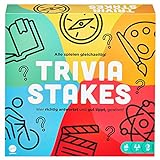 Mattel Games GYH87 - Trivia Stakes, Brettspiel, Quizspiel, Gesellschaftsspiel ab 12 Jahren