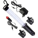 kraftmax Hochleistungs LED Arbeitsleuchte - kabellos inkl. Akku - spritzwassergschützt - inklusive...
