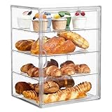 Backvitrine – Brotkasten mit 4 Ebenen für Präsentation von Desserts | luftdichter...