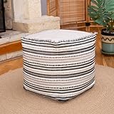 Dekorist Pouf Hocker, Quadrat Sitzpouf, Sitzhocker, Sitzpuff, Fußhocker, Puff Hocker für...