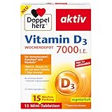 Doppelherz Vitamin D3 7000 I.E. WOCHENDEPOT - Mit nur einer Tablette 7 Tage versorgt - 15...
