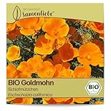 Samenliebe BIO Goldmohn Samen alte Sorte Schlafmützchen 200 Samen samenfestes Blumen Saatgut für...