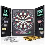 Ultrasport Dartscheibe Elektronisch Profi Set mit und ohne Türen I Elektronische Dartscheibe für...