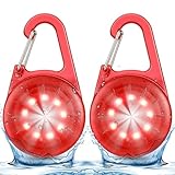 LED Blinklicht Sicherheitslicht IP68 Wasserdicht USB Aufladbar Sicherheit Licht für Kinder...