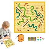 Schachspiel für Familiengesellschaftsspiele, Schach-Set 2-in-1 mit Aufbewahrungskoffer für mehrere...