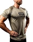 Satire Gym® - Fitness Slim Fit T-Shirt Herren/Funktionelles & schnell trocknendes Sportshirt Heren...