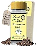 Uncle Spice BIO Szechuan Pfeffer, Timut-Pfeffer - 30g Szechuanpfeffer im Gewürzglas - aus Nepal,...