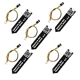 Hailege 5pcs kapazitives Bodenfeuchtesensor-Modul mit breiter Spannung 3,3~5,5 V mit Kabeldraht für...