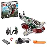 LEGO 75312 Star Wars Boba Fetts Starship™, Bauset für Kinder ab 9 Jahren, Mandalorian-Modell mit...