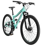 BIKESTAR Fully Mountainbike Shimano 21 Gang Schaltung, Scheibenbremse 26 Zoll Reifen | 15 Zoll...