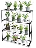 DIVCHI 4-stöckige Gartenregale | Regal | Gewächshausregal | Schuppenregal | Pflanzenregale |...