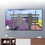 Für 70-120 Zoll TV-Wandhalterung – TV-Halterung, doppelt schwenkbar, schwenkbar, neigbar, 6 Arme,...