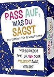 Pass auf, was du sagst – Die Edition für Erwachsene: Wer bei diesem Spiel »Ja«, »Nein« oder...