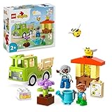 LEGO DUPLO Town Imkerei und Bienenstöcke, Lernspielzeug für Kleinkinder mit 2 Figuren und einem...